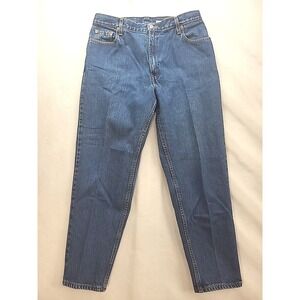 Vintage 550 Levis Jeans Mom Jeans sz 16 S Blue Denim Reg Fit Straight Leg‎
